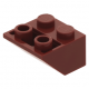 LEGO tetőelem fordított 45°-os 2×2, sötétpiros (3660)